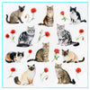 Richard Partis Design Pussy Cats Wrapping Paper Set 2