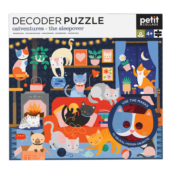 Decoder Jigsaw Puzzle: Catventures The Sleepover