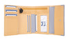 Mala Leather Cat & Mouse Tri-Fold Purse RFID Yellow