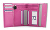 Mala Leather Cat & Mouse Tri-Fold Purse RFID Pink