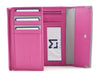 Mala Leather Cat & Mouse Tri-Fold Purse RFID Pink