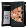 Mala Leather Kitty Crew Tri-Fold Purse