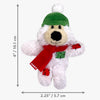 KONG Softies Winter Bear Catnip Cat Gift Toy