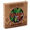 Animal Kingdom Set of 4 Round Cork Coasters Lion Tiger Sloth Zebra