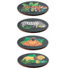 Animal Kingdom Set of 4 Round Cork Coasters Lion Tiger Sloth Zebra