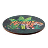 Animal Kingdom Set of 4 Round Cork Coasters Lion Tiger Sloth Zebra