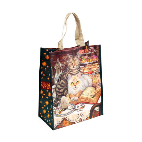 Lisa Parker Brewed Prophecies Cat Reusable Shopping Bag
