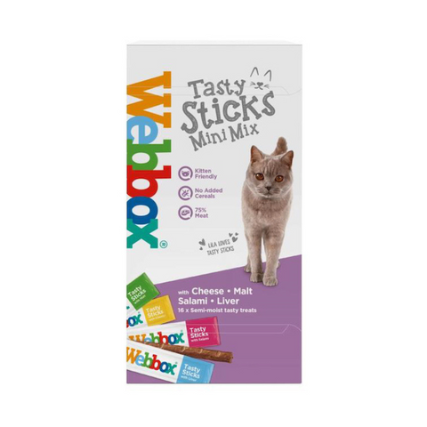 Webbox Tasty Sticks Mini Mix Cat & Kitten Treats