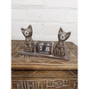 Fair Trade Handmade Wooden Double Cat Calendar