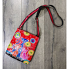 Fair-Trade Handmade Red Leather 3 Cats Shoulder Bag