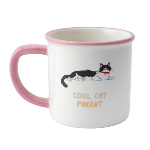 Cool Cat Parent Gorgeous Tuxedo Ceramic Mug