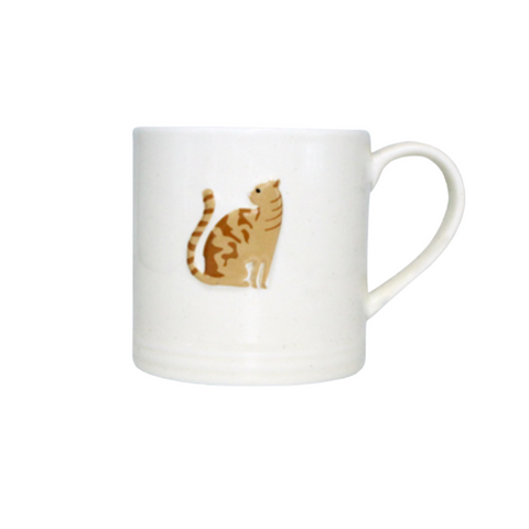 Bailey & Friends Designer Cream Mug with Ginger Cat