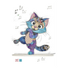 Bug Art Luxury Greetings Card - Keira Kitten