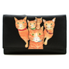 Mala Leather Kitty Crew Tri-Fold Purse