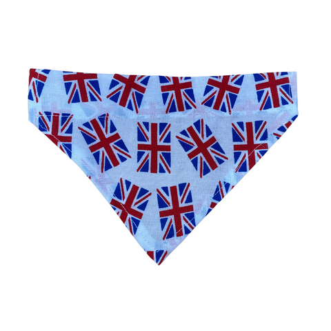 Handmade Cat/Dog Over the Collar Bandana Union Jack