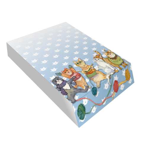 Emma Ball Kittens in Mittens Slant Paper Pad