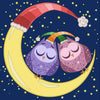 EXCLUSIVE DESIGN! 5D Diamond Art Kit: Owls Moon