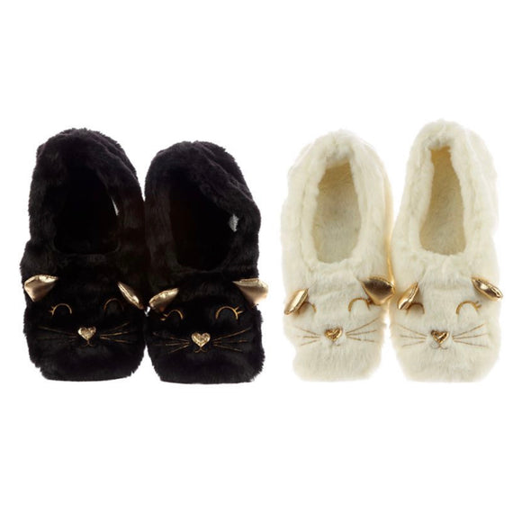 Cat Toesties Heat Pack Slippers (Unisex One Size)