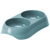 Moderna Gusto Double Cat Plastic Food Water Bowl Aqua