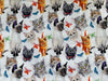 Handmade Luxury Reversible Windowsill Cat Cushion