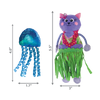 KONG Tropics Hula Catnip Cat Kitten Toy 2-in-1