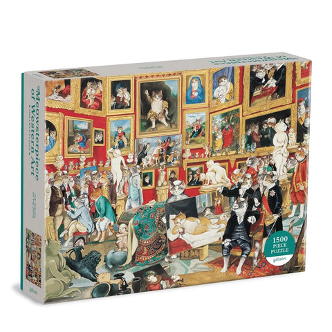 Tribuna of the Uffizi Cat 1500 Piece Jigsaw Puzzle