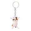 Standing Cartoon Cat Keyring Various Colours