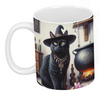 Magical Cat Casting Spells Mug, 11 oz