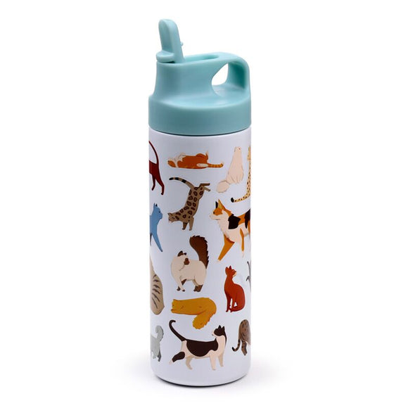 Feline Fine Cat Insulated Hot & Cold Bottle 500ml
