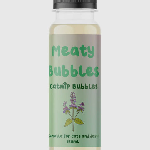 Non Toxic Vegan Catnip Play Bubbles Cat Toy, 150ml
