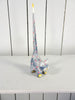 Fair Trade Tall Tail Wooden Spotty Cat - Blue
