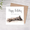 Marie Brown Happy Birthday Greetings Card - Fudge