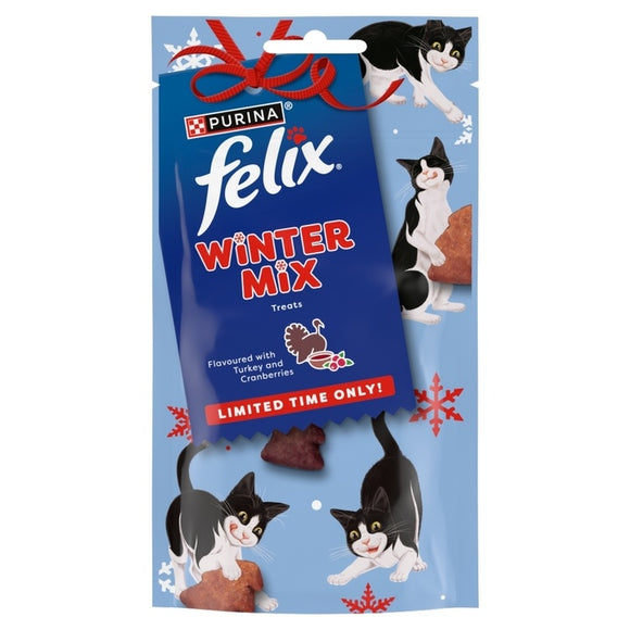 Felix Winter Mix Cat Treats - Turkey & Cranberries