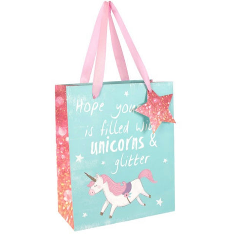 Cute Unicorn Gift Bag - Medium