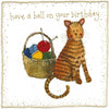 Alex Clark Little Sparkles Cat Card - Wool Basket