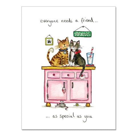 Cockadoodle Cat Greetings Card - Special Friend