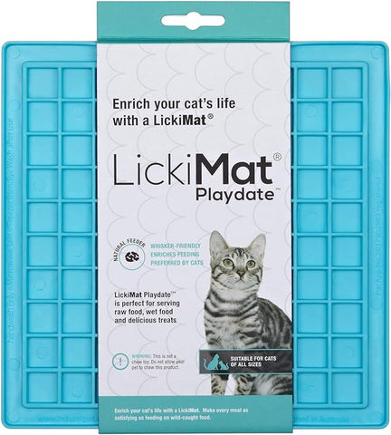 LickiMat Playdate Cat Wet / Raw Food Treats Mat