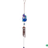 Blue Slinky Hand Crafted Cat Wind Chime