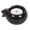 Black Cat Ceramic Tea Light Candle Holder