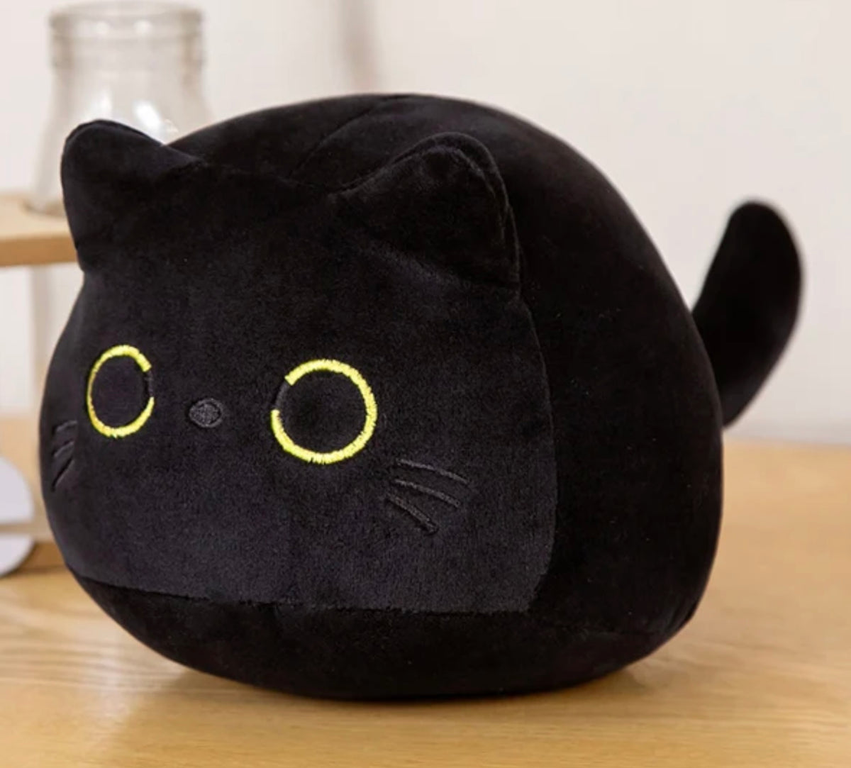 Kawaii Black Cat Cuddly Plush Soft Toy 20cm – Cat World Feline Superstore