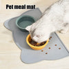 Cat Head Water Dinner Food Anti Slip Silicone Place Mat