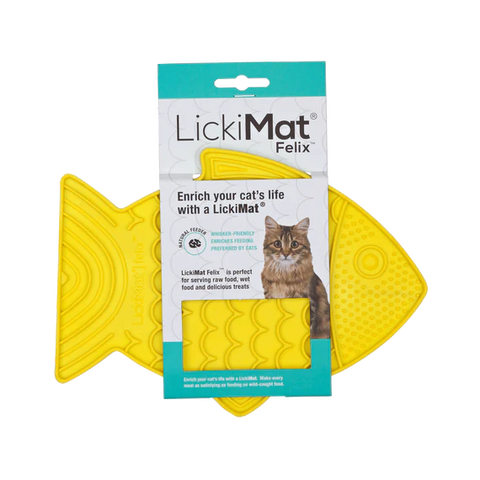 LickiMat Felix Cat Wet / Raw Food Treats Feeding Mat