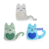 Battersea Three Cute Catnip Cats Kitty Toy