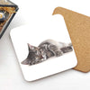 Marie Brown Sleeping Cat Coaster