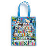 ‘Purrfect Nook’ Reusable Cats & Books Shopping Bag