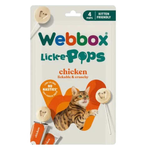 Webbox Lick-e-Pops Chicken Meaty Cat Lollipop