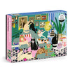 Glamour Cats 1000 Piece Jigsaw Puzzle by Galison