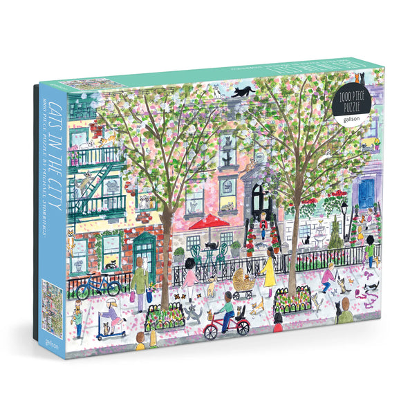 Cats in the City 1000 Piece Jigsaw Puzzle by Galison