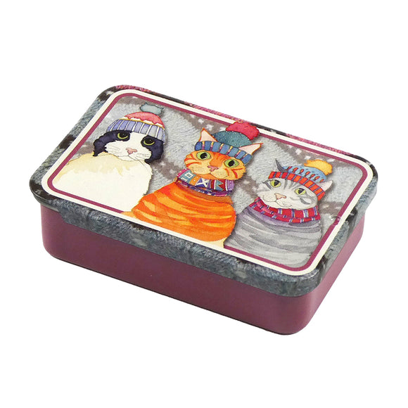 Emma Ball Cats in Hats Pocket / Trinket Tin