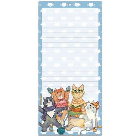 Emma Ball Kittens in Mittens Magnetic Notepad